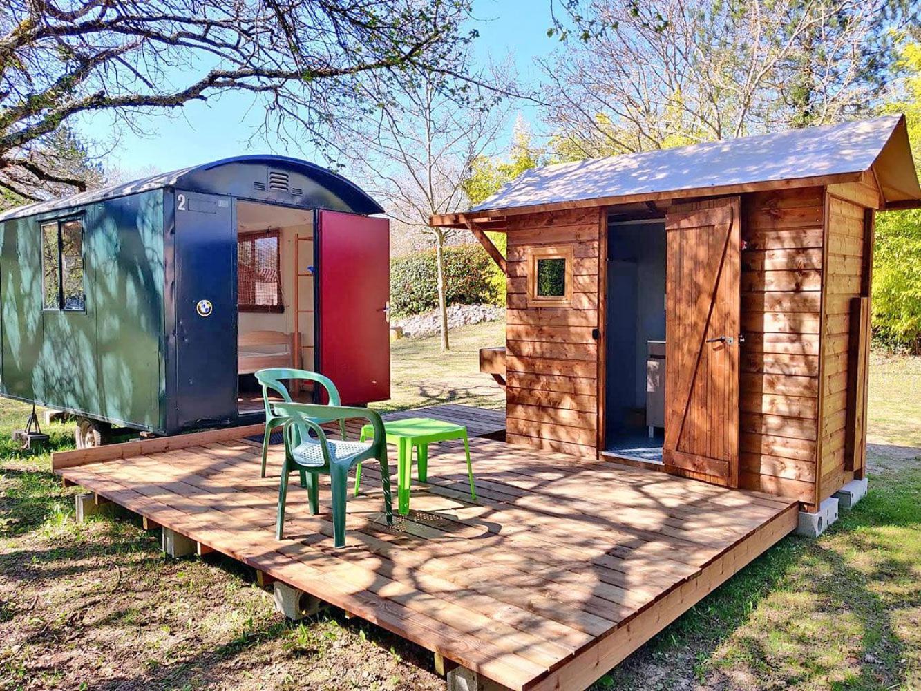 Camping La Vaugelette - Drome Montclar-sur-Gervanne Exteriér fotografie